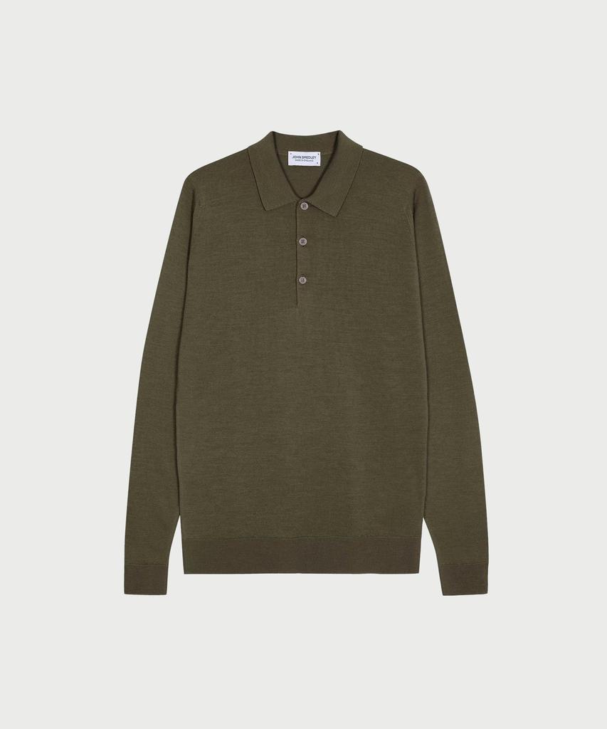 JOHN SMEDLEY Belper Extra Fine Merino Wool Standard Fit Polo Knit Seasonal 9 Colors (B Type)