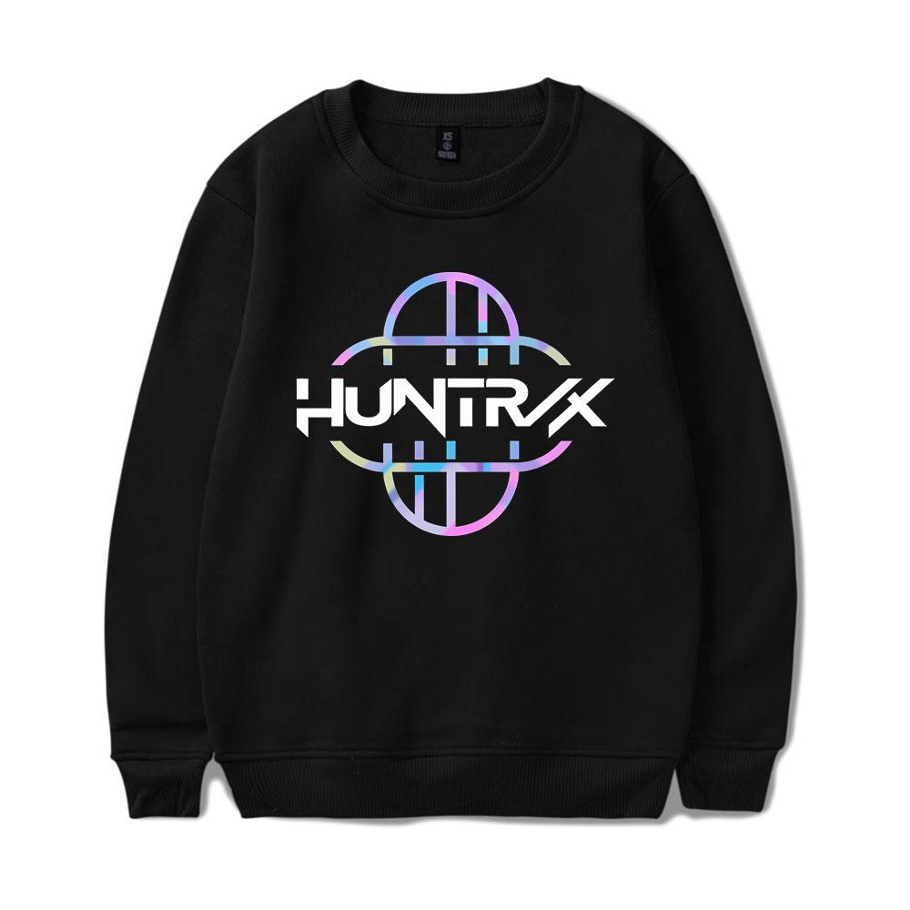 

Горячая Мода KPop Охотники на Демонов Мультяшный Принт Оверсайз Худи Женщины Мужчины Круглый Вырез Длинный Рукав Свитшот Повседневный Спортивный Костюм M чёрный