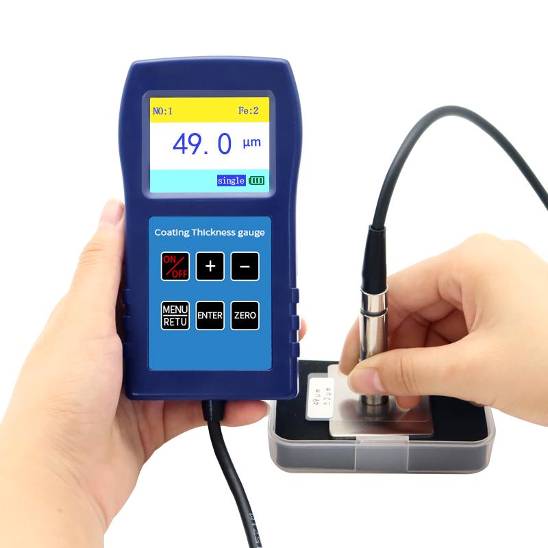 High Precision DR260 Coating Thickness Gauge for Paint Zinc Chrome Plating Electrophoretic Paint Thickness Detection синий