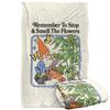 Smell The Flowers Soft Touch Blanket