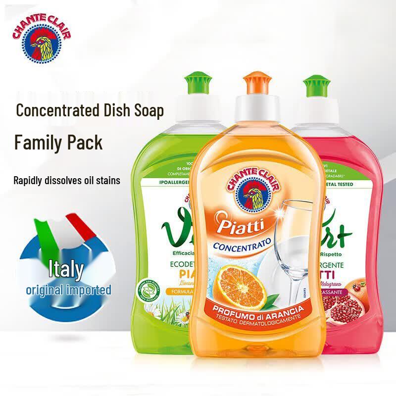 The Big Rooster Housekeeper Concentrated Dish Soap - 3-Bottle Pack