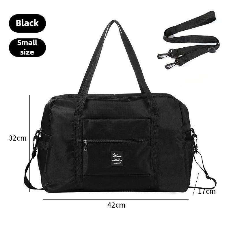 Foldable Travel Duffle Bag - Large Capacity Luggage Organizer for Clothes, Handheld Storage Bag That Slips Over Suitcase