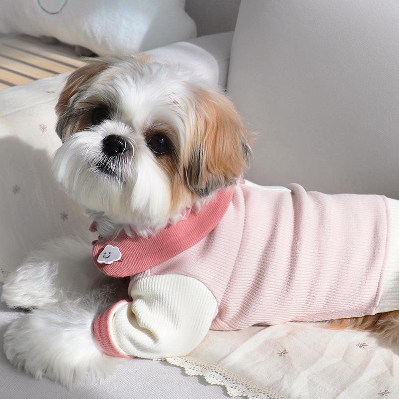 Spring and Summer Teddy Puppy Dog Clothes Bigbear Cat Pomeranian Thin Vest Small Puppy Suspender Pet Clothes