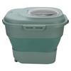 Dog Food Storage Container with Airtight Lid Foldable Large Capacity Dry Pet Food Bin for Dog Cat