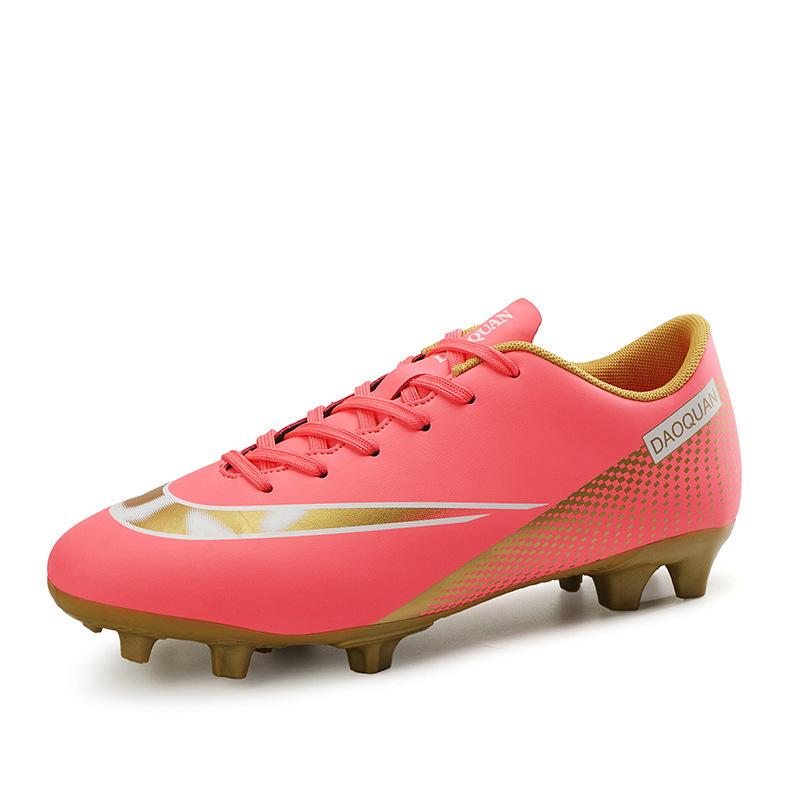 Large Size 32-47 Low Top Football Shoes Men's Broken Nails Children's Women's Training Shoes Teen Students AG Long Nails TF