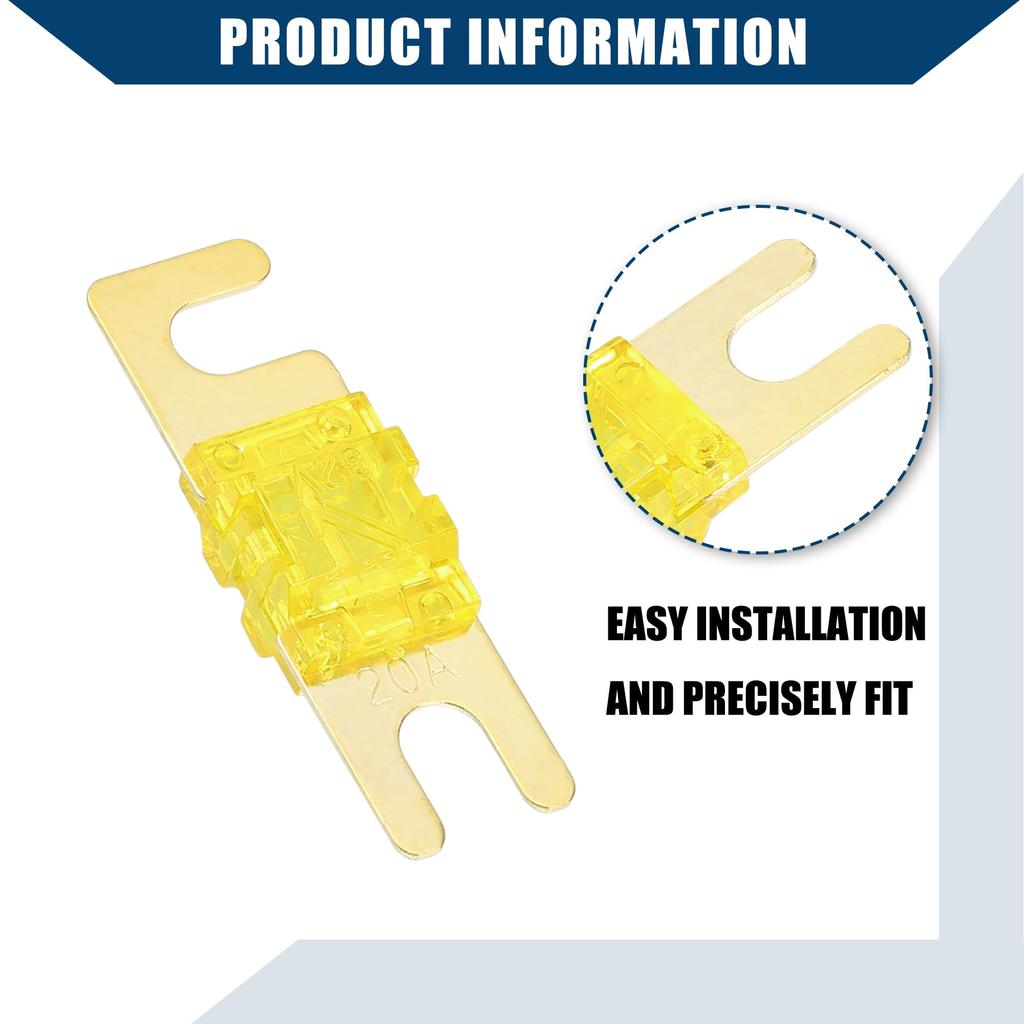 Hihaha Mini ANL Sicherung 20A / Auto Audio CD Sicherung für Auto Motorrad Boot