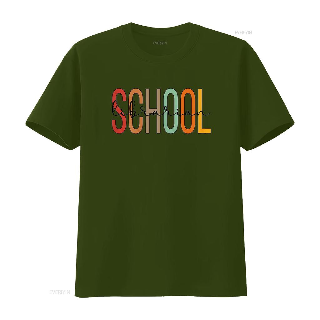 Schulbibliothekar Bibliotheksmitarbeiter Boho T-Shirt vintage gewaschen stilvoll weich Mode Designer Kleidung lässig leicht grafisch