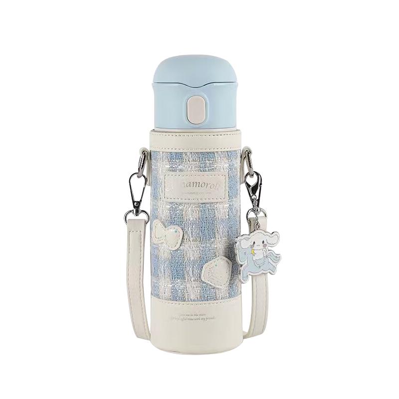 BEDDYBEAR Insulated Water Bottle with Lid & Sleeve for Women and Students