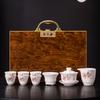 New Ceramics Suet Jade Porcelain High-end Gift Box Tea Set Business Enterprise Company Wine Industry Gifts