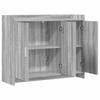 Sideboard Grey Sonoma 98.5 X 33 X 80 Cm Engineered Wood