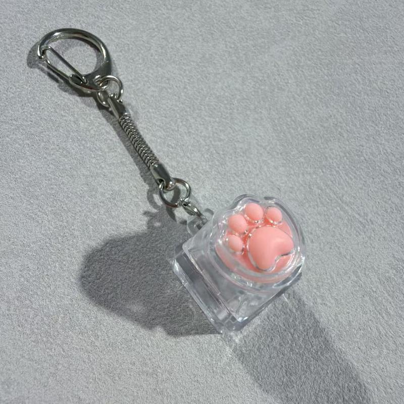 

Silicone Soft Cat Claws Keyboard Fidget Toys Keycap Keychain Stress Relief Fingertip Gadget Decompression Toys A1