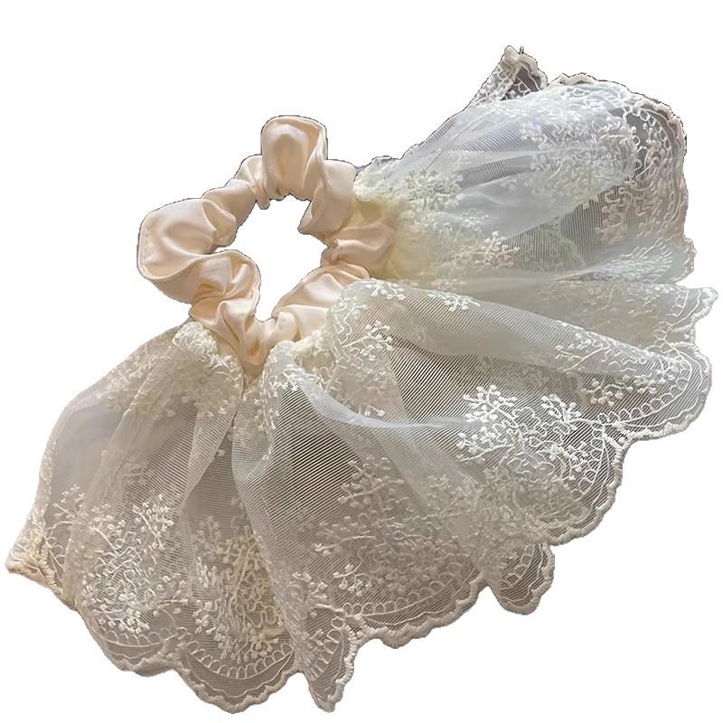 Exclusive Lace Hair Tie Set: Elegant Hair Accessories for Low Ponytails
