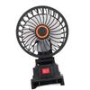 4 Zoll Tragbarer Batteriebetriebener Ventilator 360 Grad Oszillierend Wiederaufladbar Outdoor Camping Ventilator für BL1840 18V Akkus