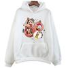 Disney Cartoon Graphic Hoodie Mickey Mouse Minnie Christmas Print Sweatshirt Fashion Men and Women Casual Streetwear Jumper Top