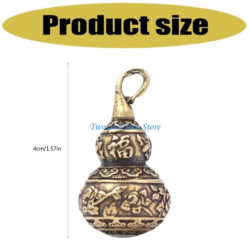 HX6F 3 Pack Fashion Gourd Charm Small Pendant Gourd Jewelry Making Accessories Suitable for Jewelry Making and Decoration