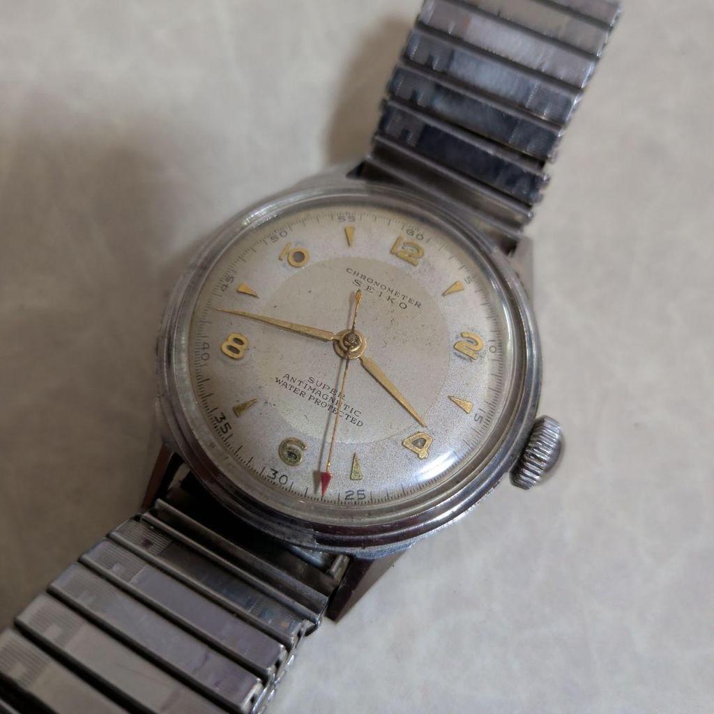 [USED] SEIKO SUPER Chronometer Antique Pre-war Post-war Military