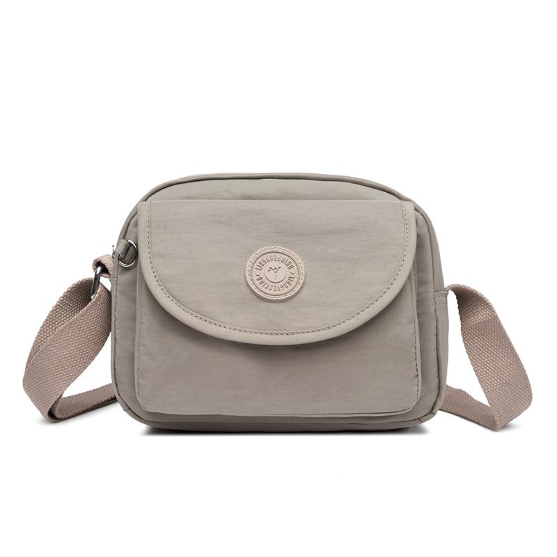 Small Square Bag Women's Shoulder Bag Nylon Crossbody Bag Mobile Phone Bag