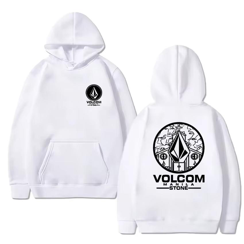 2025 Autumn New Product Hooded Sweatshirt with Vicum Stone Pattern and Double-sided Printing - The material