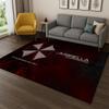 3D R-Resident Evil Leon Spiel Cartoon Teppich Teppich für Schlafzimmer Wohnzimmer Sofa Spielzimmer Fußmatte Heimdekoration, Kinderbereich Teppich Rutschfest