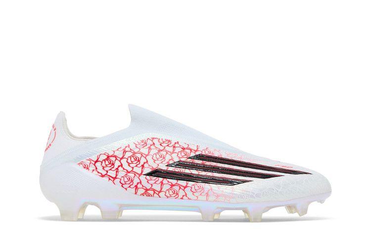 Lamine Yamal x adidas F50 Elite Fără Șireturi FG 'Cloud White Black Lucid R'