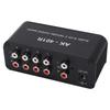 Audio Switch 1 In 4 Out DC 12V RCA Signal Selector Audio Splitter with Remote Control
