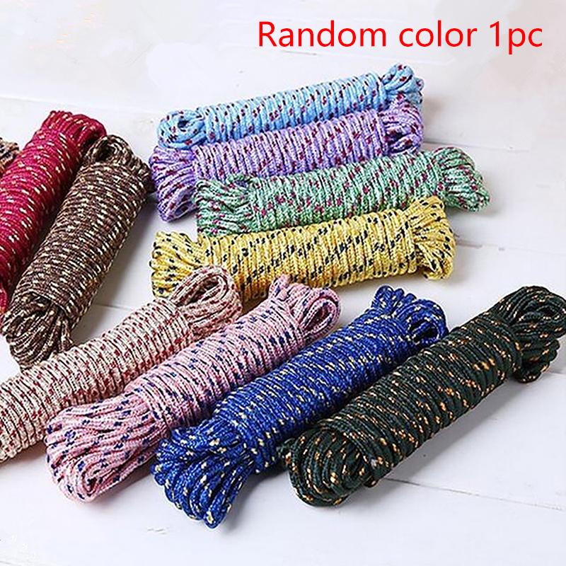 10 Meters Clothesline Drying Rope Outdoor Windproof Non-Slip Thick Indoor And Outdoor Non-Drilling Cold Clothes Rope