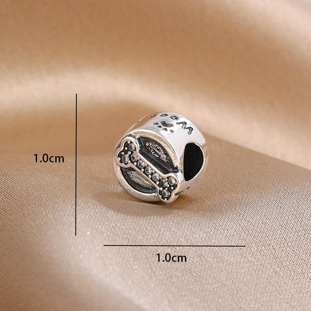 New 925 Silver Puppy Panda Bee Hedgehog Pendant, Suitable for European Bracelet DIY Exquisite Jewelry