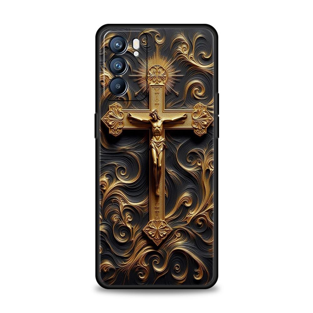 Etui na telefon z wzorem krzyżykowym dla Oppo A17 A31 A54 A57 A78 A79 A98 Find X5 X6 Reno 6 7 8 10 11 12 13 F Pro 5G Miękki TPU