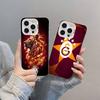 Football Team Galatasaray Color Phone Case For IPhone 17 16 15 14 13 12 11 Pro Max Plus Pro Shell