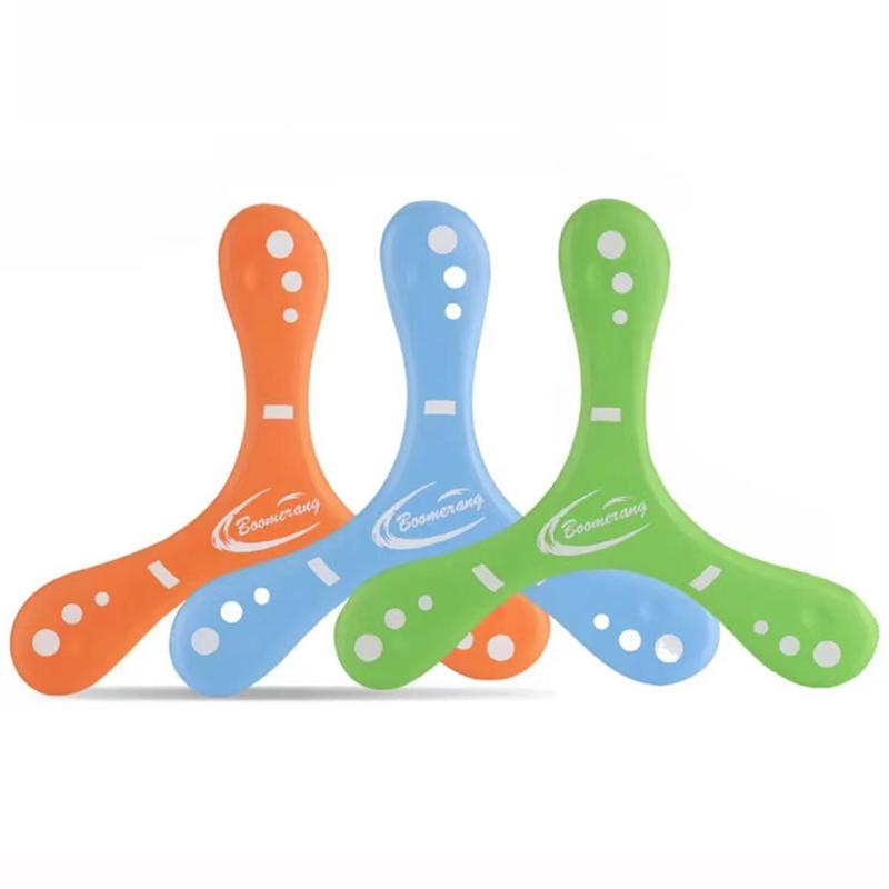 Toys Sports Soft Boomerang Toy Three-leaf Cross Outdoor Flying Disc Games Adult-kids Interactive for Decompression Children Gift