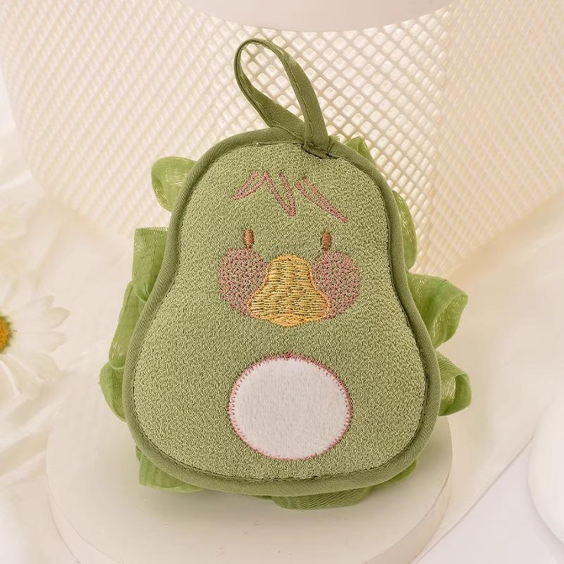 Prinzessinnenstil Doppelseitiges Peeling-Badetuch mit süßer Badeblume