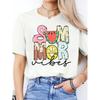 Women'S Round Neck Short Sleeve Sports T-Shirt with Letter Print for Spring and Summer Casual Wear