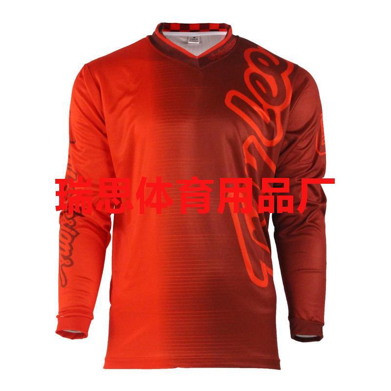 , off-road racing clothes, European and American sizes, loose version, long-sleeved T-shirt, quick-drying top, versatile and handsome