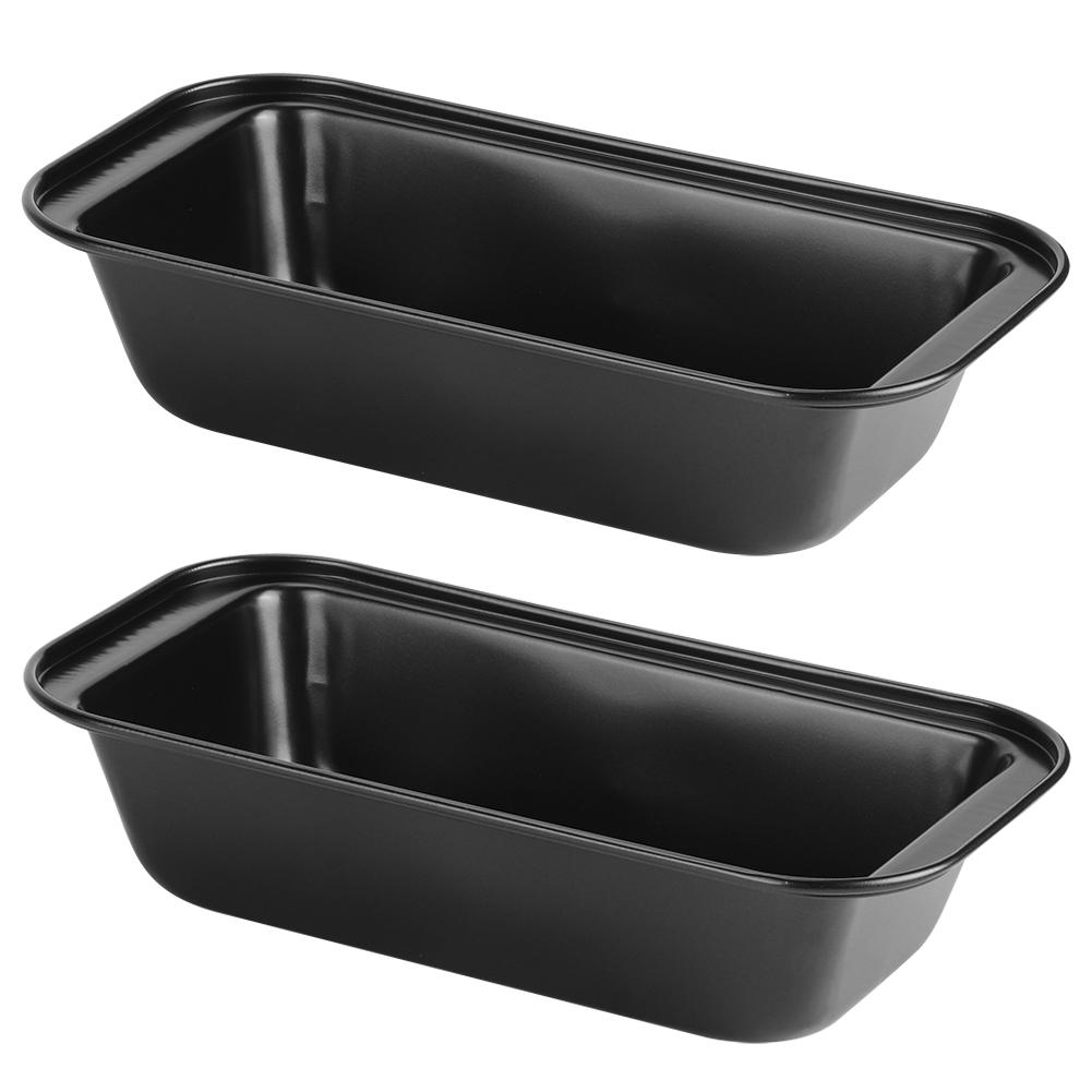Rectangle Toast Loaf Pan Bread Cake Mold Carbon Steel Nonstick Loaf Pastry Baking MoldsBlack