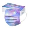 Children's Disposable Tie-dye Starry-sky Printed Mask Disposable Face Mask Ear Loop Mask 50PCS