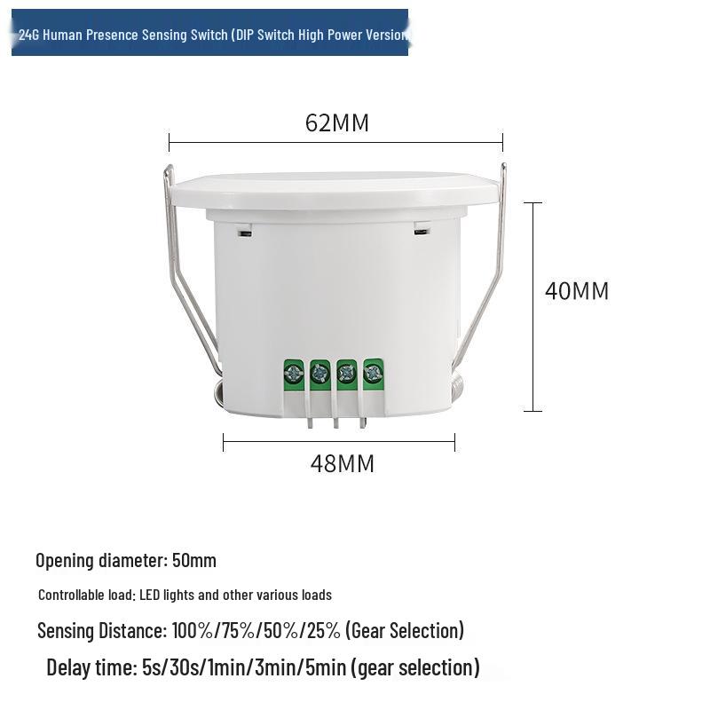 Multi-Scenario Motion & Breathing Detection Sensor Switch