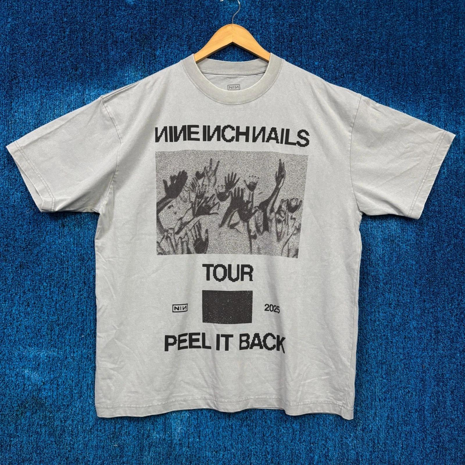 

Nine Inch Nails Peel It Back 25 Tour Industrial Metal Tee XL S