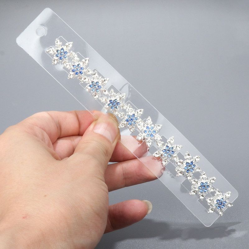 European and American Style Snowflake Rhinestone Hair Clips for Adults and Children, Mini Hair Clips for Braided Hairstyles, Bridal Side Hair Clips