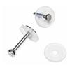 100pcs Stabilizer Earrings Backings Clear Silicone Earrings Back Stopper Practical Healing Discs Pads for Ear Support