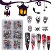 Halloween Nail Art Charms Vintage Skeleton Nail Art Charms DIY Nail Tips