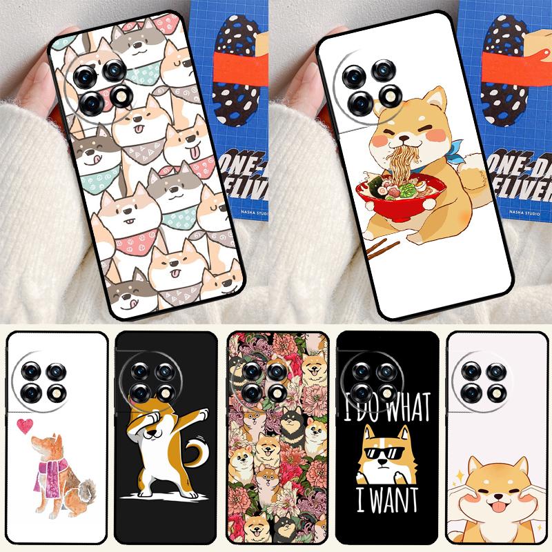 Cute Shiba Inu For OnePlus Nord CE 4 3 2 Lite N20 N30 9 10 Pro 8T 9RT 10T 10R 13R 12R 11 12 13 Phone Case
