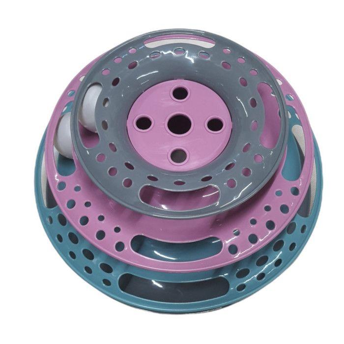 Jouet Pour Chat - Trixie - Tour De Jeu - 3 Niveaux - Ø 25 Cm - Intérieur