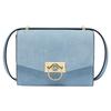 New Hendri Leather Shoulder Bag, Crossbody Bag Extra Small Women's Light Blue 32F1G1HC0S-464