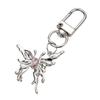 Elegant Resin Butterfly Keychain Alloy Key Holder Unique Keyring Bag Pendant Fashion Accessory for Women and Girls
