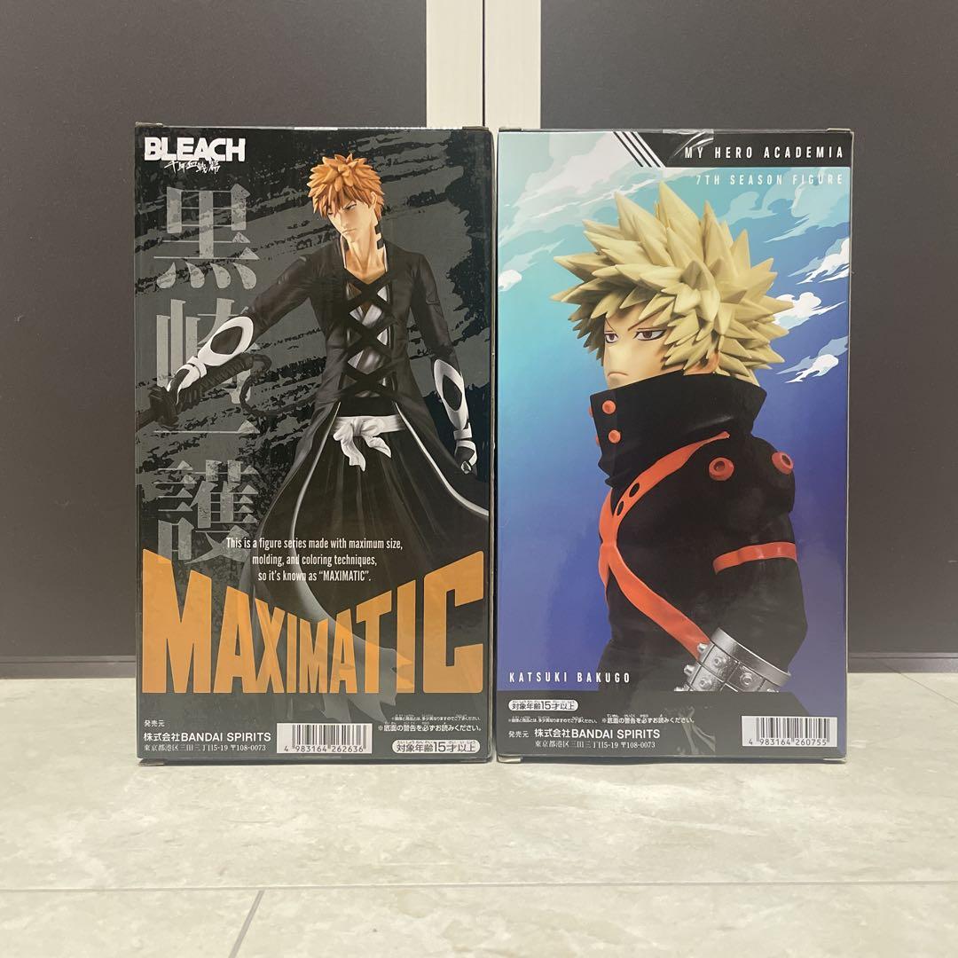 

[USED] MAXIMATIC Ichigo Kurosaki & 7TH SEASON FIGURE Katsuki Bakugo