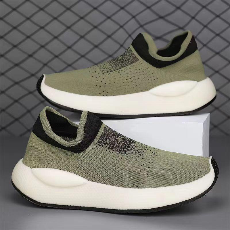 Pánské běžecké boty Nazouvací Vycházkové Tenisky Síťované Prodyšné Ležérní Měkká podrážka Pracovní obuv Cvičební obuv Lehké Gymnastické tenisky pro muže