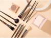 10-Piece Beginner Makeup Brush Set - Contour, Highlighter, Eyeshadow with Animal Hair