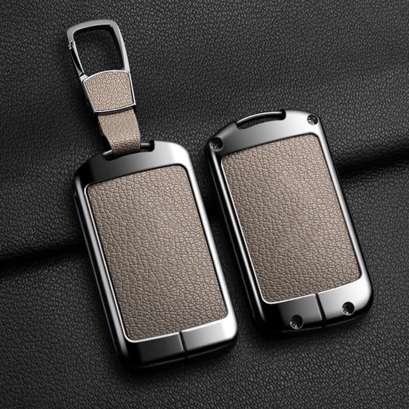 Zinc Alloy Leather Car Key Case Case For Volvo Polestar 4 Polestar 3   Key Fob Car Smart Key Key Case For Car