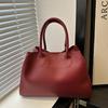 Borse da Donna Grandi Color Rosso Retro Monocolore a Spalla Shopper Tote Bag Borse di Lusso di Design
