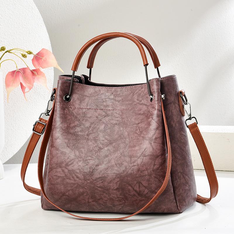 Nowa Moda Setki Premium Zmysł Multi Klips Torba Crossbody na Ramię - Damska Miękka Trwała Torba Dojazdowa o Dużej Pojemności